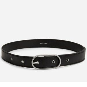 Matt & Nat NEIL Vegan Leather Belt - Black XS